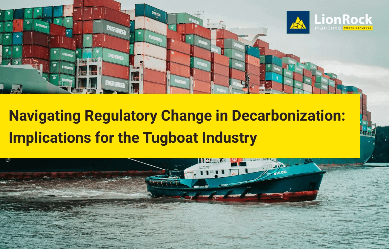 IMO Decarbonization maritime - decarbonization of shipping - tugboats