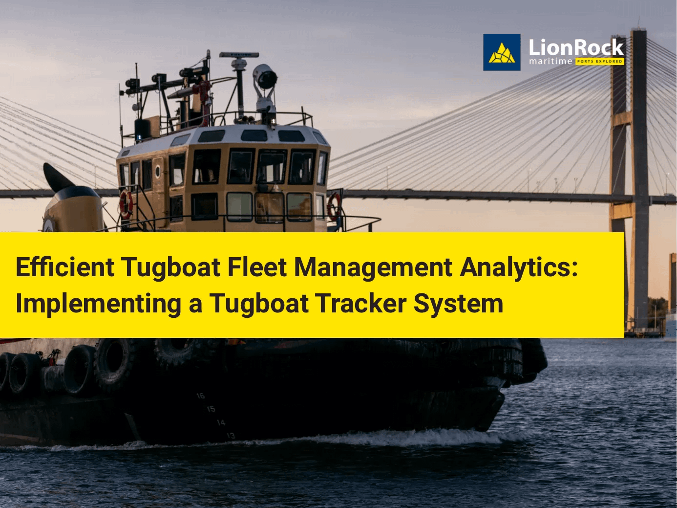 Fleet Management Analytics with Data - Tugboat Tracker System LionRock | LionRock Maritime