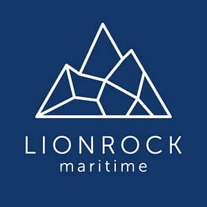 LionRock Logo Blue Background